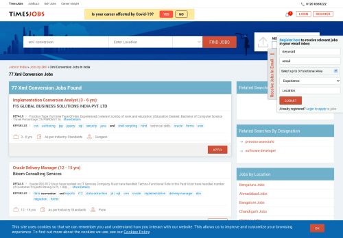 
                            9. Xml Conversion Jobs | Apply Xml Conversion - TimesJobs