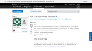 
                            6. XML Database Web Services - MSDN - Microsoft