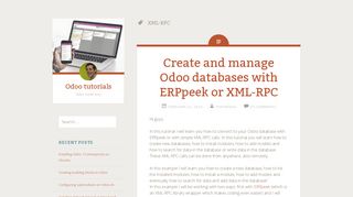 
                            10. XML-RPC Archives - Odoo tutorials