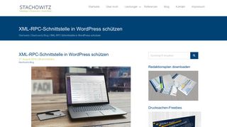 
                            12. XML-RPC-Schnittstelle in WordPress vor automatischen ...