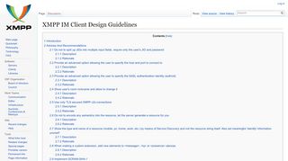 
                            2. XMPP IM Client Design Guidelines - XMPP WIKI