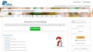 
                            3. Xobor Support Forum - Ein Service für alle Kunden von www.Xobor.de