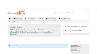 
                            9. XODOX GmbH en comparison d'hébergement Web et Internet ...