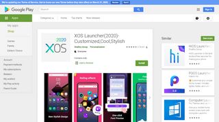 
                            7. XOS - 2019 Launcher,Theme,Wallpaper - Apps on Google Play