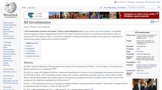 
                            12. XP Investimentos – Wikipédia, a enciclopédia livre