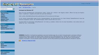 
                            10. XP Tipp - Autologin bei Windows XP
