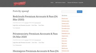 
                            13. xpassgf, Author at Free Update Premium Accounts