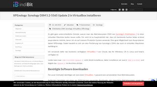 
                            5. XPEnology DSM 5.2-5565 Update 2 in VirtualBox installieren - indiBit.de