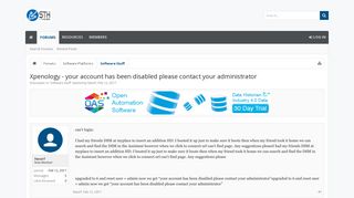 
                            13. Xpenology - your account has been disabled please contact your ...
