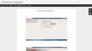 
                            11. Xperio Router Configuration | DEN Router Configuration