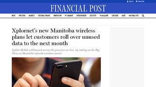 
                            10. Xplornet's new Manitoba wireless plans let customers roll over unused ...