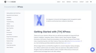 
                            2. XPress documentation – ThemeHouse