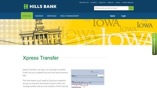 
                            7. Xpress Transfer | HillsBank.com