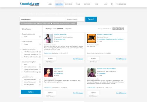 
                            5. Xpressbees.com Recruiters - Xpressbees.com Placement Consultants ...