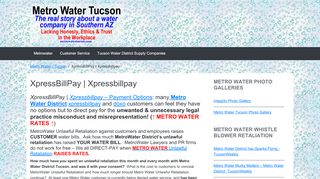 
                            2. XpressBillPay - Tucson Metro Water District - Tucson AZ