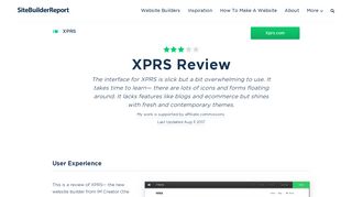 
                            5. XPRS Review | What You Need To Know - Site Builder ...