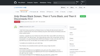 
                            3. Xrdp Shows Blank Screen, Then it Turns Black, and Then It ... - GitHub