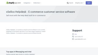 
                            10. xSellco Helpdesk – Ecommerce Plugins for Online Stores – Shopify ...