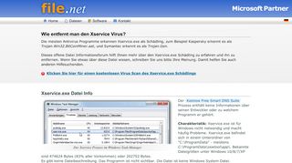 
                            1. Xservice.exe Windows Prozess - Was ist das? - File.net