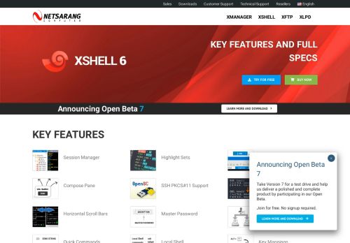 
                            13. Xshell All Features and Specs – NetSarang Website