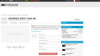
                            13. XSORIES XSTV 1224 4K Netzwerk-Media-Player: Tests & Erfahrungen im ...