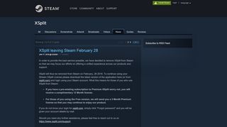 
                            12. XSplit :: Group Announcements - Steam Community