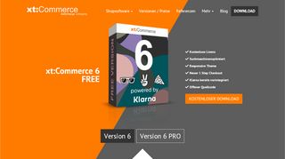 
                            3. xt-Commerce – Ihr Start in den eCommerce – kostenlose Shopsoftware