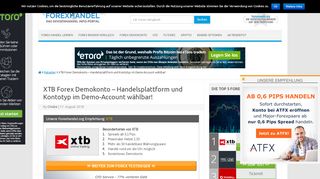 
                            9. XTB Demokonto 2019 » 10.000€ gratis für Devisenhandel