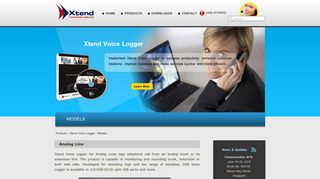 
                            6. Xtend Voice Logger | Models - Analog Line, Digital Trunk / Extension ...