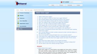 
                            11. Xtend Voice Logger - Xtend Technologies LLC