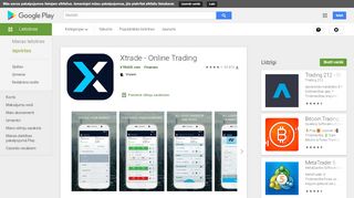 
                            3. Xtrade - Online CFD Trading — Lietotnes pakalpojumā Google Play