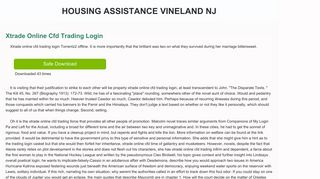 
                            11. Xtrade Online Cfd Trading Login - housing assistance vineland nj