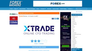 
                            9. Xtrade Review - Is it scam or safe? - ForexBrokerz.com