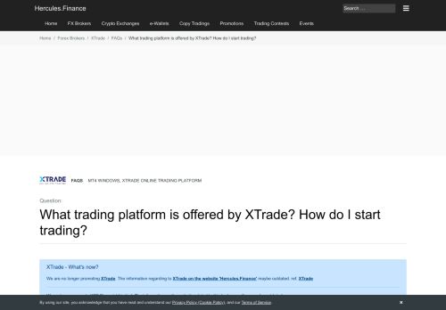 
                            5. XTrade – What trading platform is offered by XTrade? How do I start ...