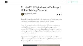 
                            7. XtraderFX | Digital Assets Exchange | Online Trading Platform - Medium