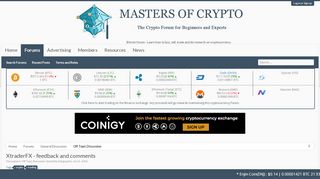 
                            9. XtraderFX - feedback and comments | Bitcoin Forum - Join Our ...