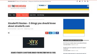 
                            3. XtraderFX Review – 5 things you should know about xtraderfx.com ...