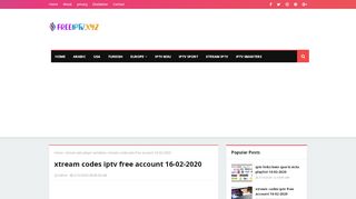 
                            11. xtream codes iptv free account 22-02-2019 - Free IPTV Links