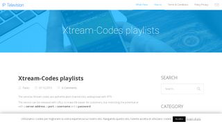 
                            12. Xtream-Codes playlists - IP Television