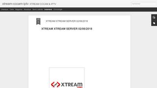 
                            7. XTREAM XTREAM SERVER 02/06/2018 - xtream-cccam-iptv