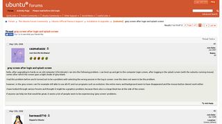 
                            4. [xubuntu] grey screen after login and splash screen - Ubuntu Forums