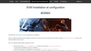 
                            3. XVM Installation et configuration