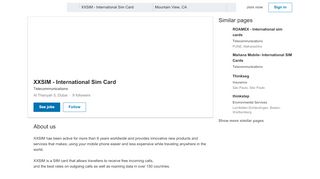 
                            7. XXSIM - International Sim Card | LinkedIn