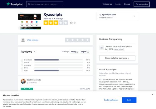 
                            4. Xyzscripts Reviews | Read Customer Service Reviews of xyzscripts.com