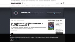 
                            12. Ya puedes ver el partido completo de la final PES League 2017