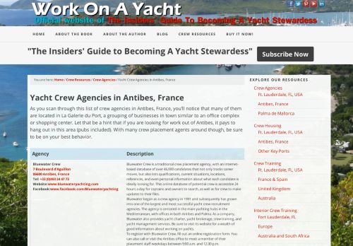 
                            11. Yacht Crew Agencies in Antibes, France | Work On A Yacht