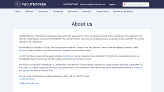 
                            4. YachtBooker - About us - Yacht Charter