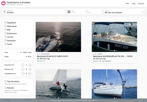 
                            5. Yachtcharter Kroatien - Click&Boat