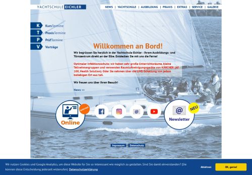 Yachtschule Eichler - Segeltörn, Sportbootführerschein