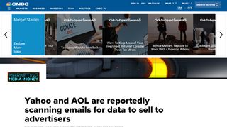 
                            12. Yahoo and AOL are said to scan emails for data to sell to advertisers